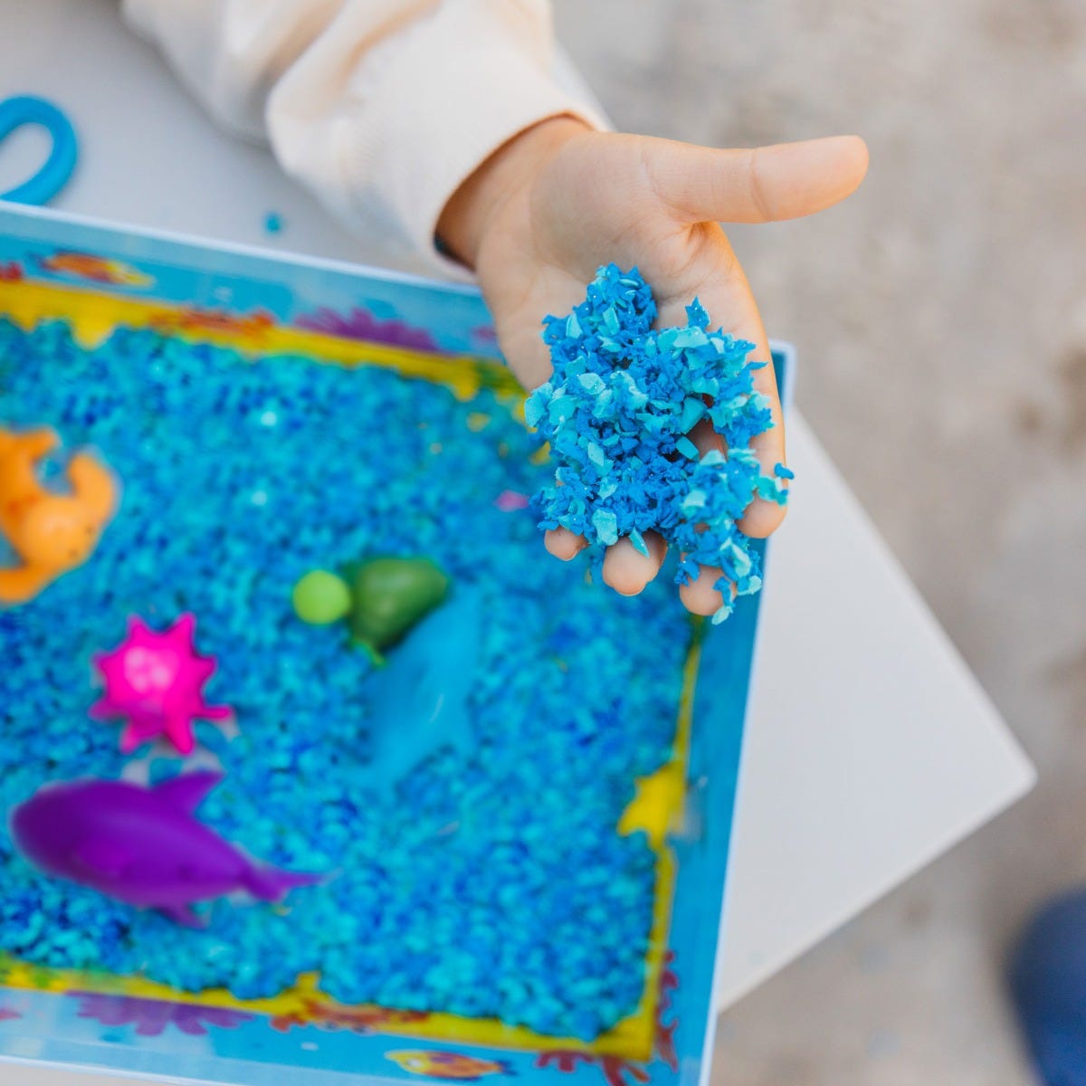 מי גר באוקיינוס? - פלייפואם פלאפי ערכת למידה חושית (8 חלקים)