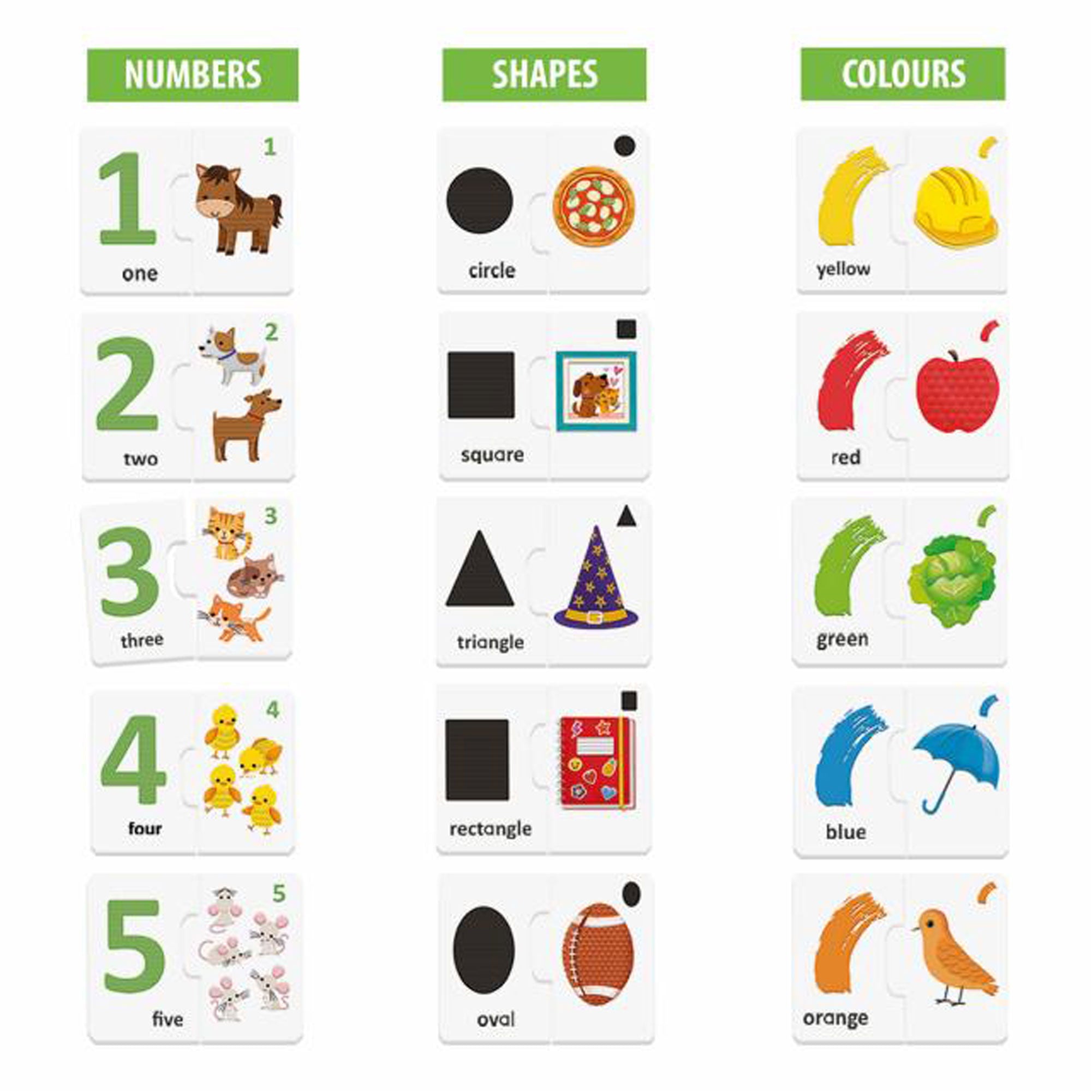 משש ושחק - צבעים צורות ומספרים