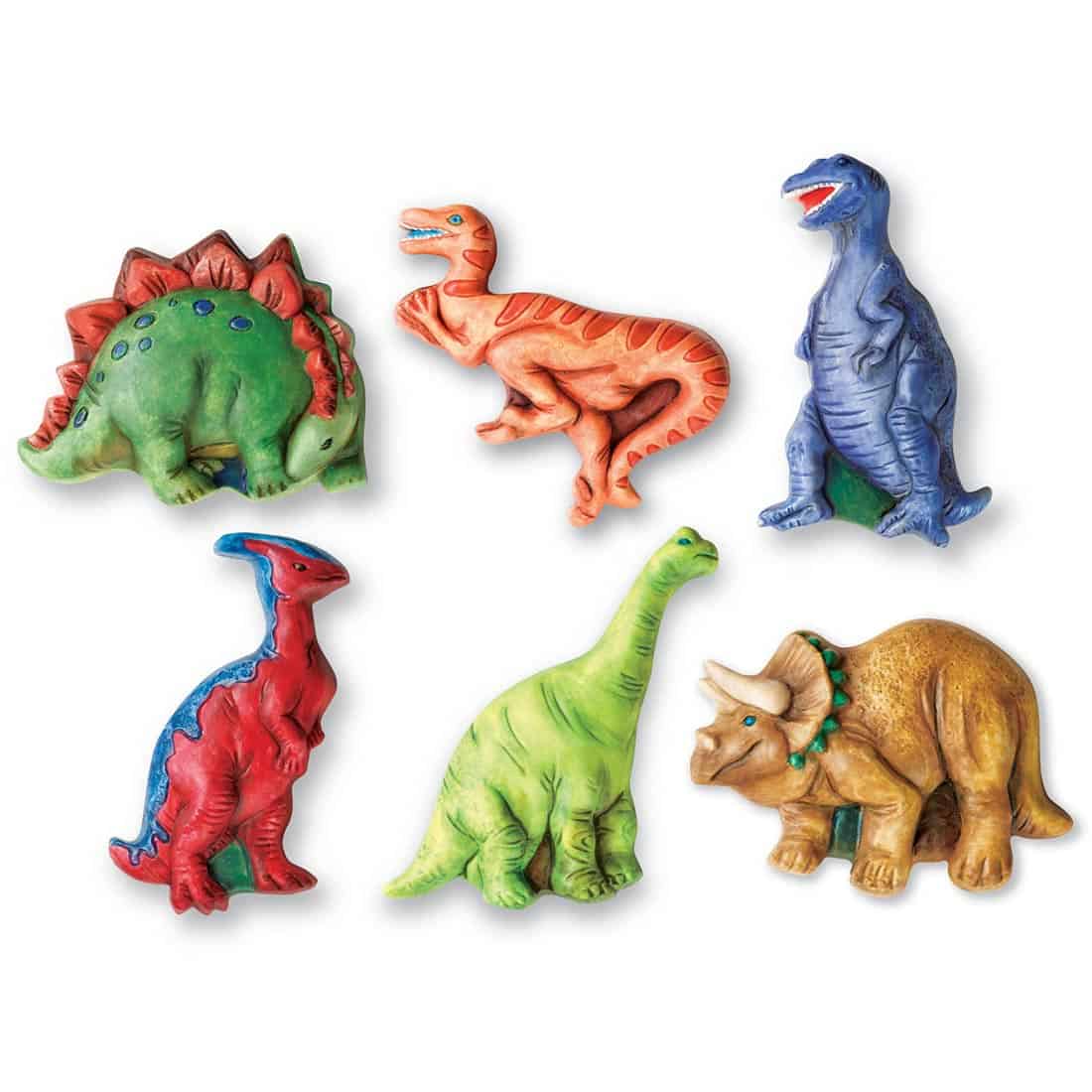 יצירה בגבס – מגנטים דינוזאורים