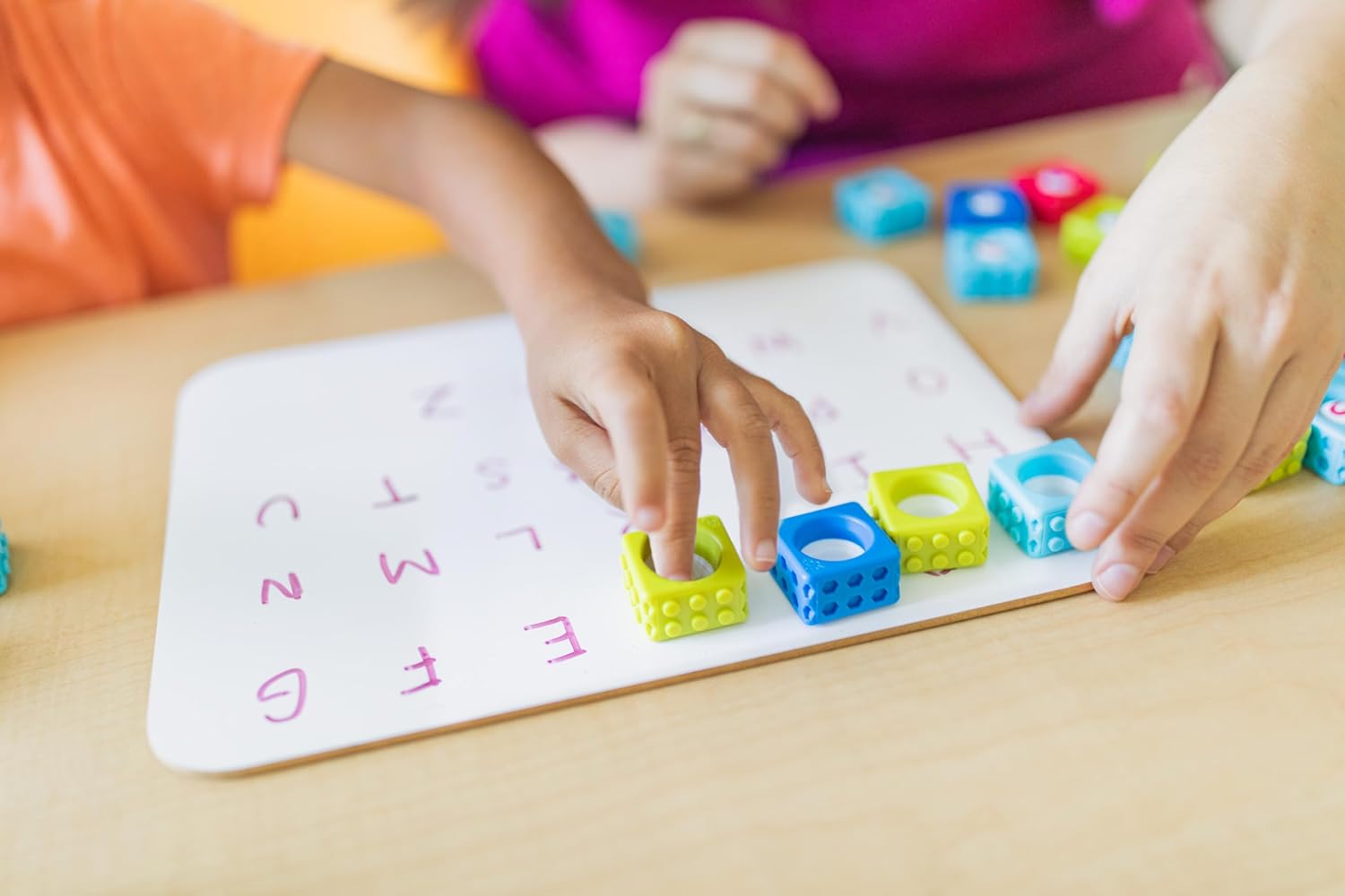 קוביות פופיט אותיות ABC (42 חלקים)