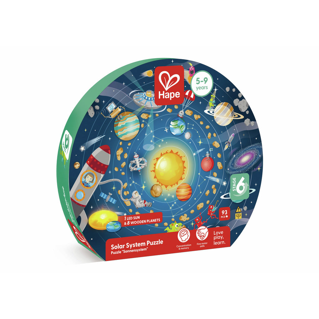 פאזל מערכת השמש מבית Hape