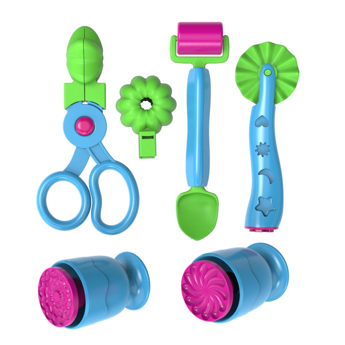 ערכת חול (קינטי) פלייפואם תחושתי (9 חלקים)