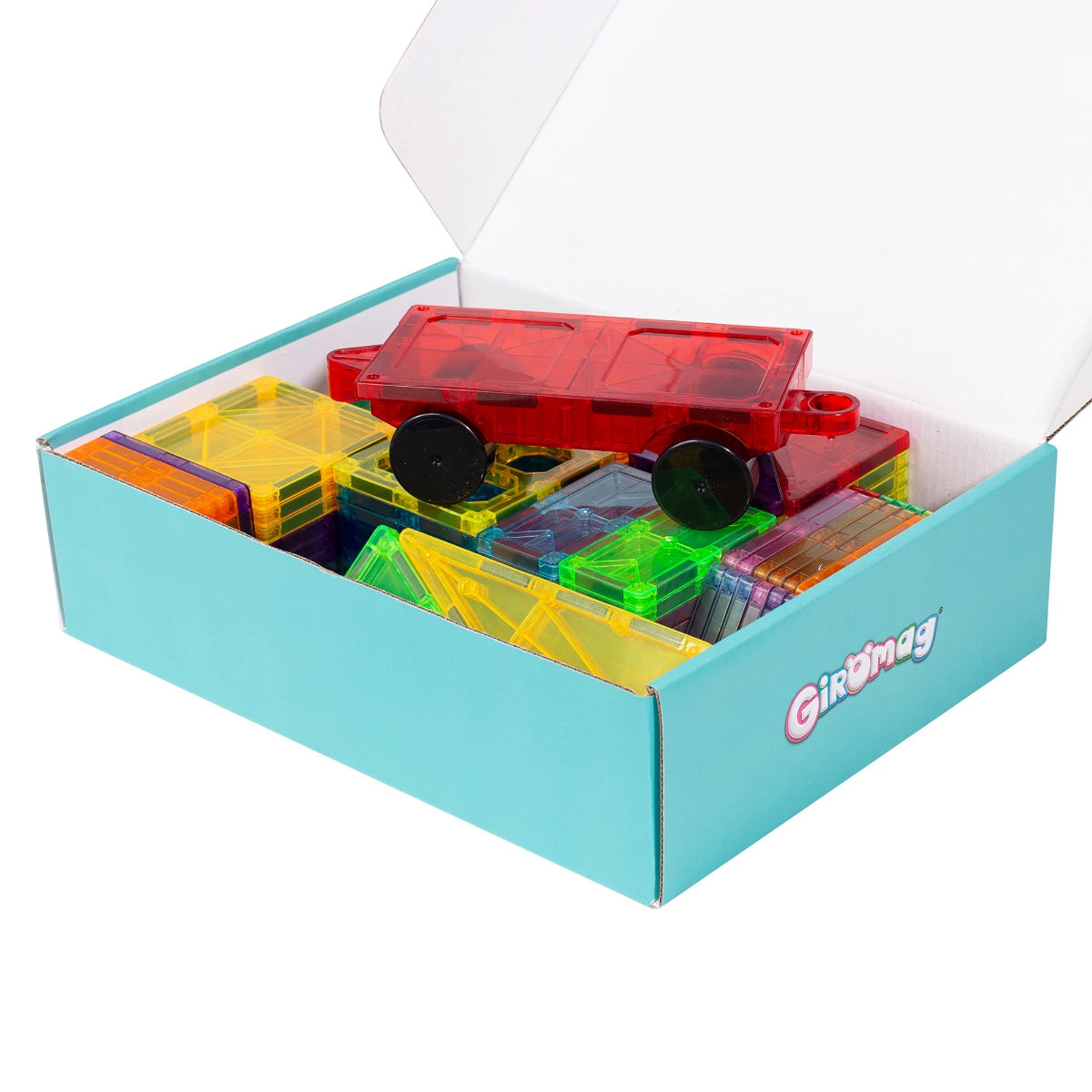 מגנטים 100 חלקים כולל רכב מגנטי