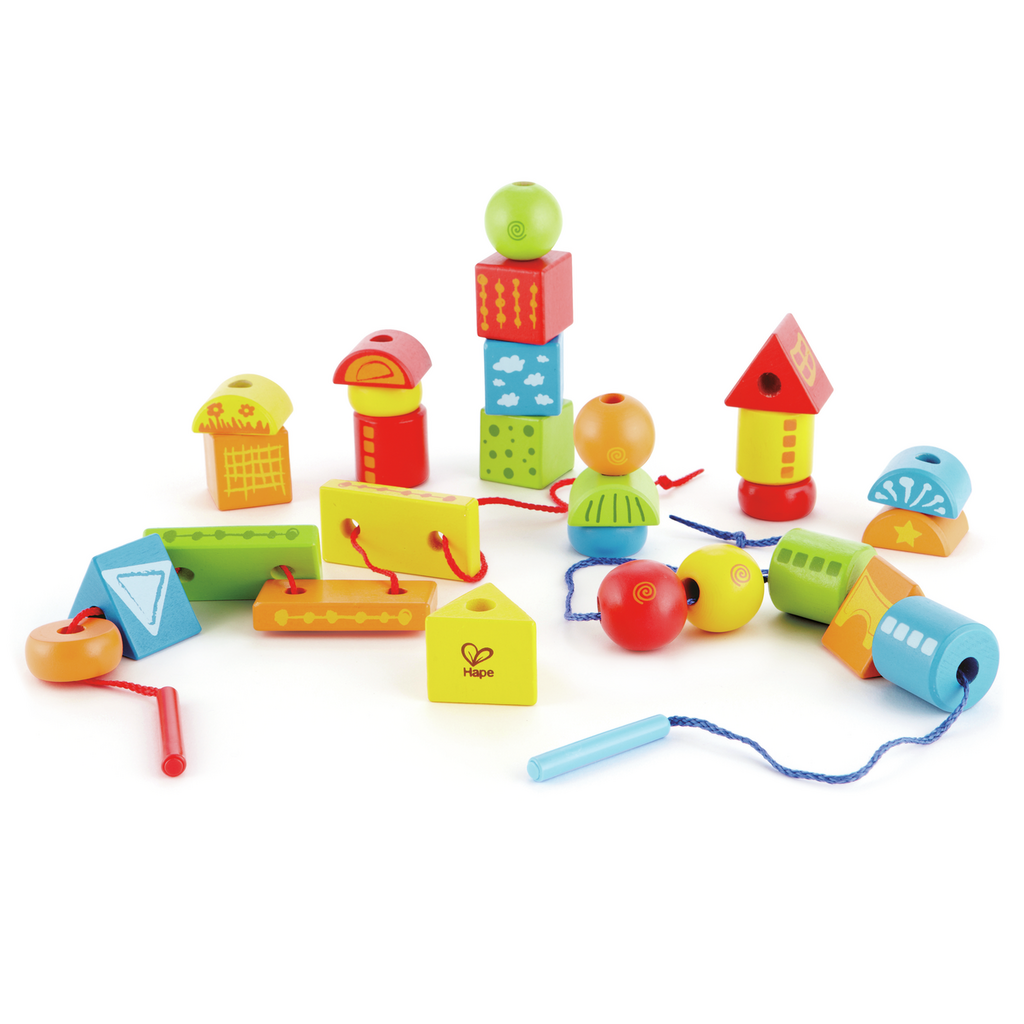 השחלת צורות על חוט - Hape
