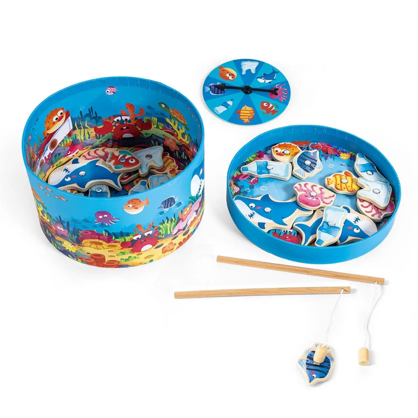 משחק מגנטי 2 ב-1-שומרים על הים - HAPE
